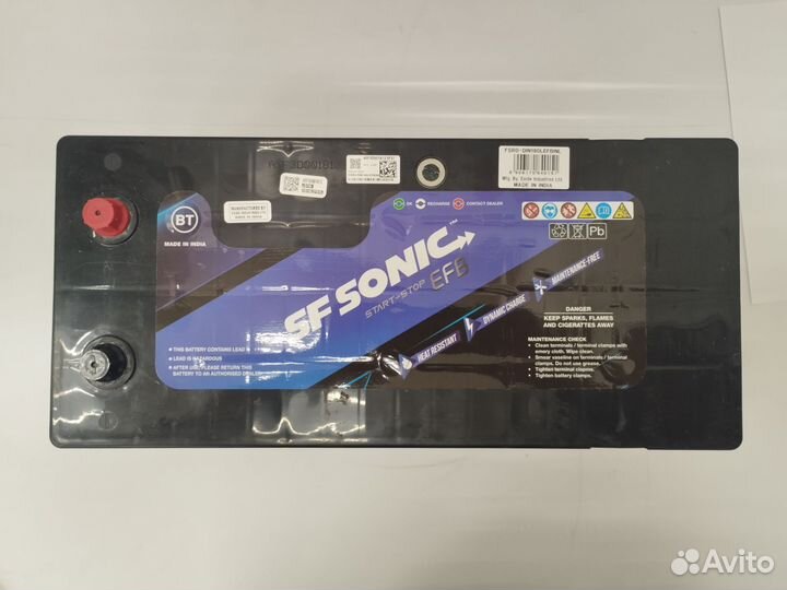 Sonic 190Ач EFB. Exide. Магазин. Гарантия