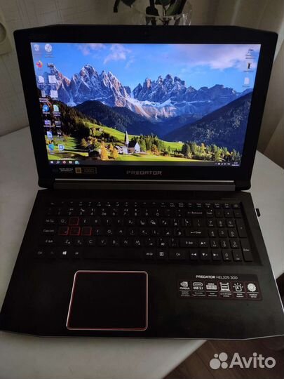 Игровой ноутбук Acer predator helios 300