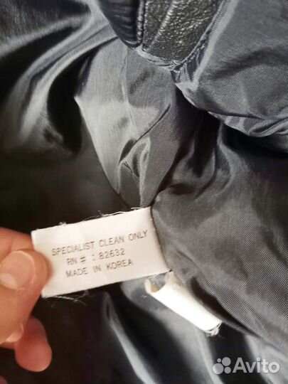 Винтажный кожаный бомбер Stalian