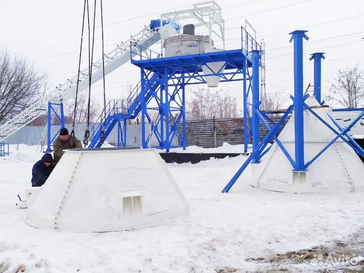 Бункер для цемента под ключ разборный KS.2