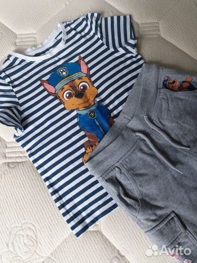 Щенячий патруль гонщик футболка шорты