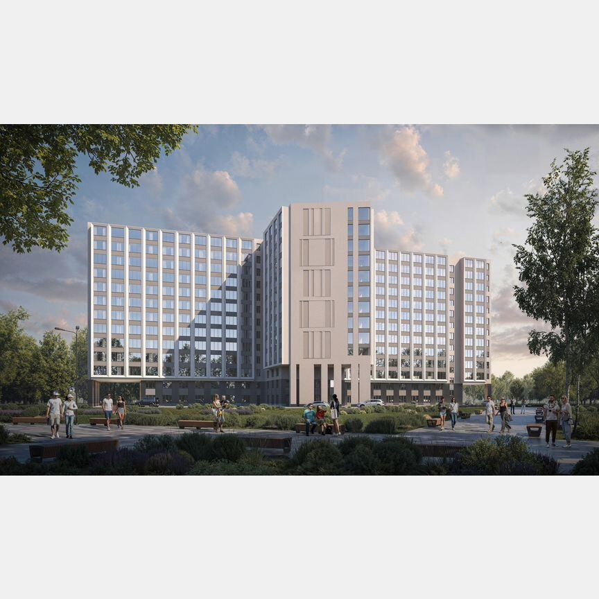 1-к. апартаменты, 25 м², 12/13 эт.