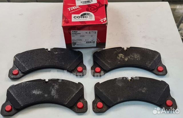 Колодки тормозные передние porsche cayenne