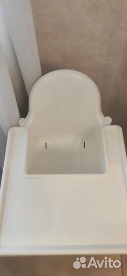 Стульчик для кормления IKEA с подножкой