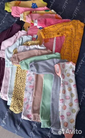 Ползунки,распашенки,бодики, для новорожденных
