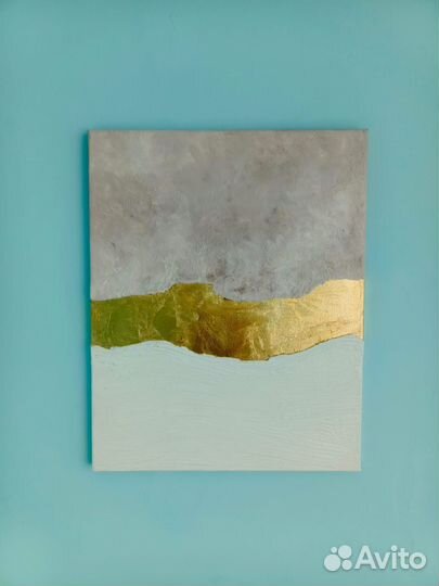 Дизайнерская картина на холсте, авторская техника