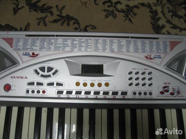 Музыкальный синтезатор Supra SKB542 Silver