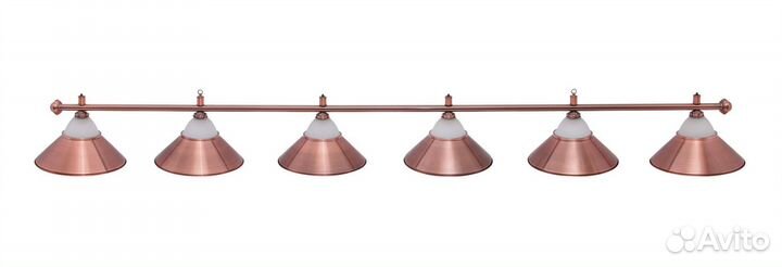 Светильник Fortuna Alison Red Bronze 6 плафонов