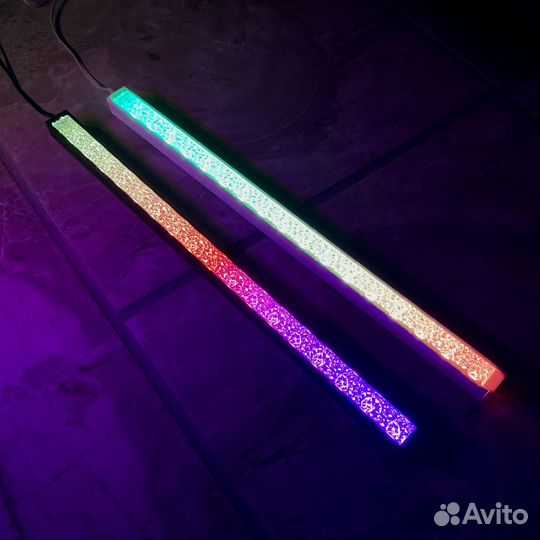 Светодиодная лампа argb 28см на магните Coolmoon