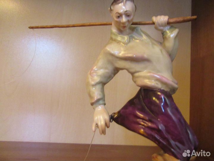 Статуэтка Рыбак (Зацеп.) Volkstedt 1962г