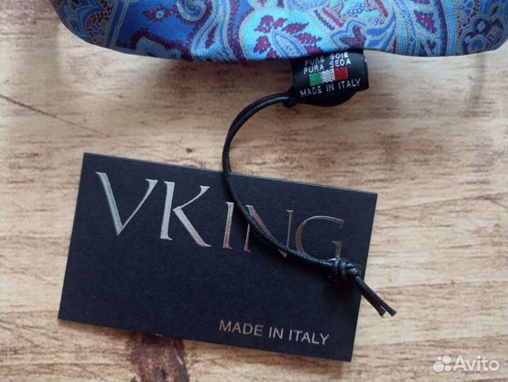 Vking uomo новый шелковый галстук Италия