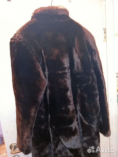 Шуба из цигейки