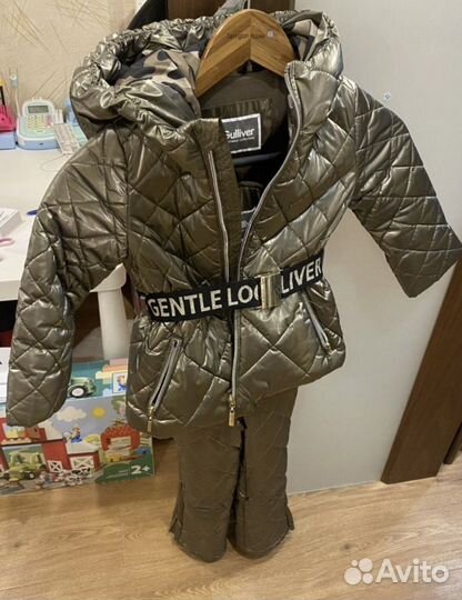 Демисезонный комплект для девочки gulliver 98-104