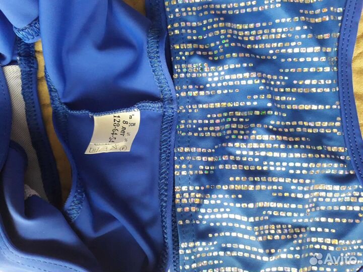 Купальник новый для девочки 128