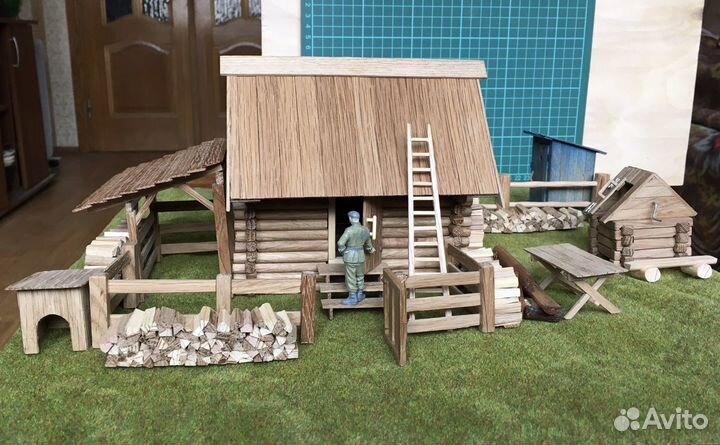 Сарай,баня. Масштаб 1/35