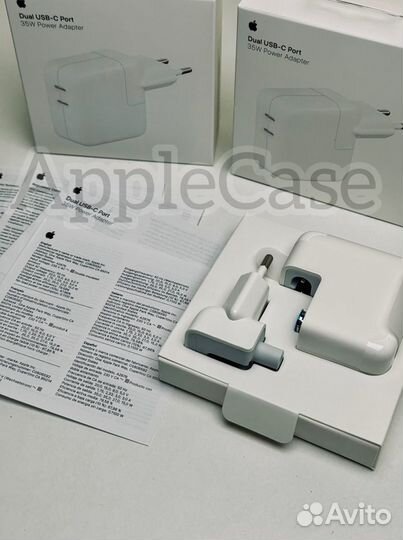 Блок для зарядки iPhone Apple 35W Dual USB-C