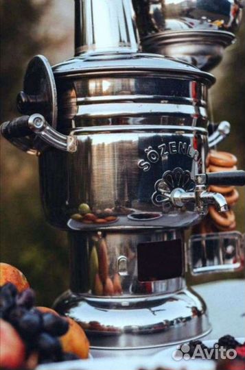 Самовар на дровах турецкий