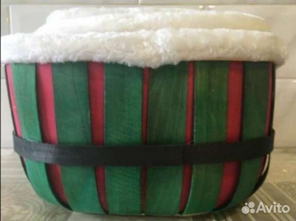 Набор из 3-х кашпо Пояс Дед Мороза