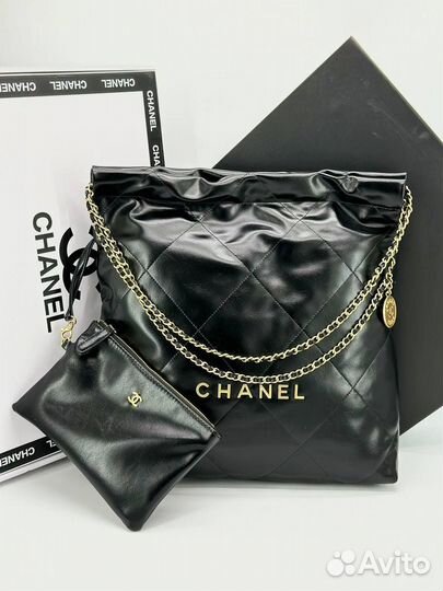 Сумка женская мешок натуральная кожа Chanel