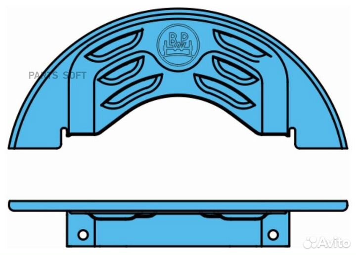 BPW 0301091750 03.010.91.75.0 щиток пылезащитный п