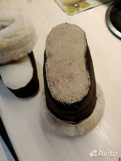 Детские меховые сапожки