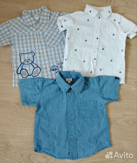 Рубашки на 1-1,5года