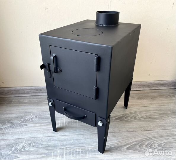 Печь буржуйка отопительная для дома, дачи, гаража