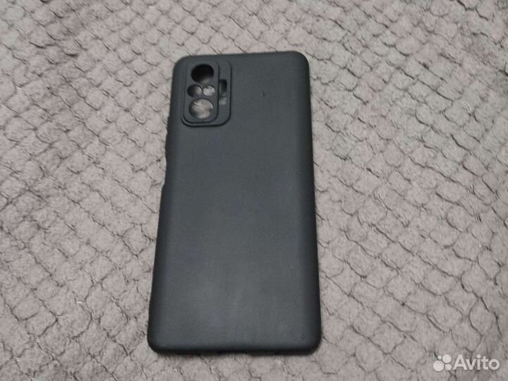 Чехол для Xiaomi Redmi Note 10 pro черный