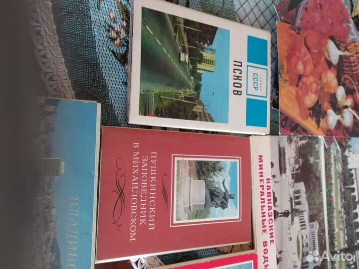 Набор открыток Куйбышев, Ленинград,Сочи,рецепты