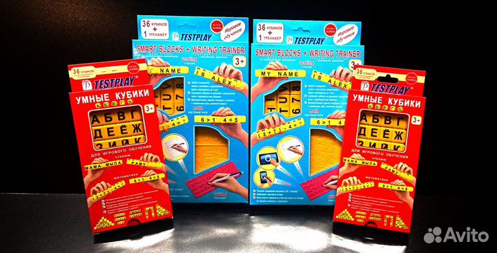 Развивающая игра Умные кубики testplay новые