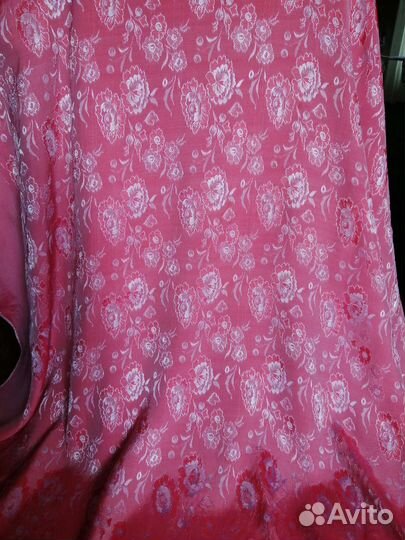 Скатерть шелк винтаж