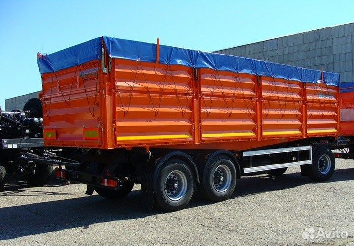 Тент Полог на самосвальный прицеп