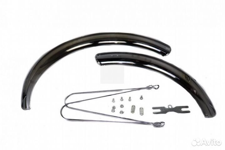 Крылья 20'' хром (пара) (щитки)