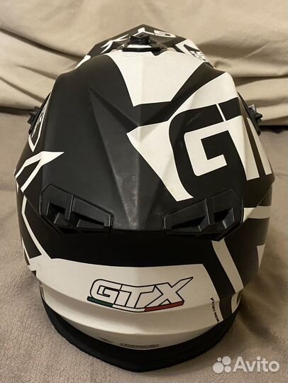 Шлем GTX 633 #11 gray (кроссовый)(архивный)