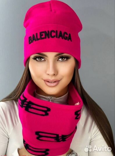 Шапка и снуд balenciaga