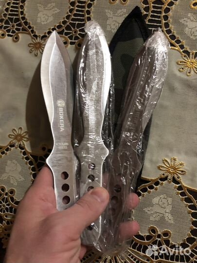 Ножи метательные, серебристые, спортивные, 3-10 м