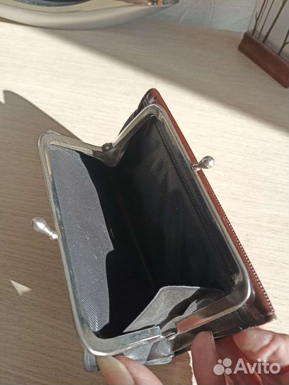 Кошелёк винтажный с подмигивающей девушкой СССР