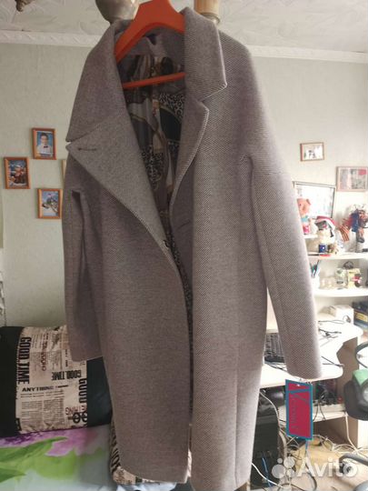 Пальто женское демисезонное 48