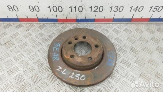 Диск тормозной задний volkswagen transporter T5 (G