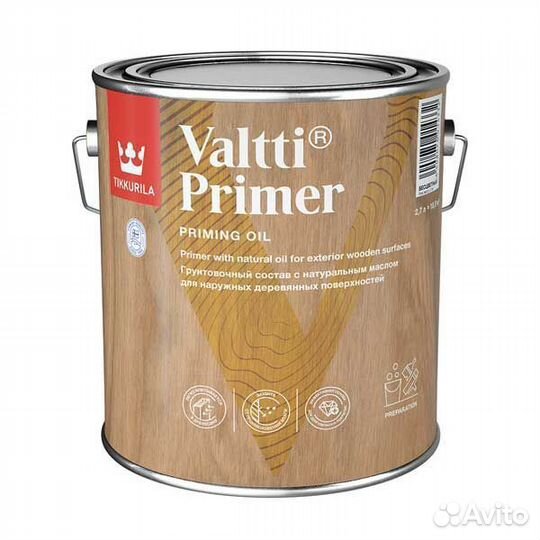 Антисептик Tikkurila Valtti Primer (Pohjuste) 2.7л