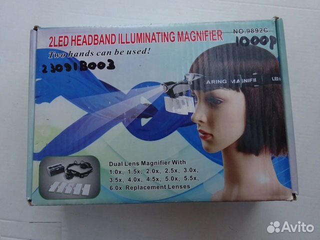 Увеличительное стекло со светодиодной подсветкой