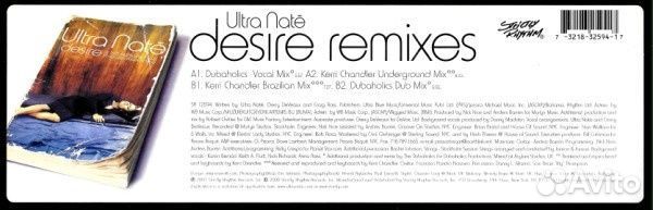 Ultra Nat* – Desire (Remixes)