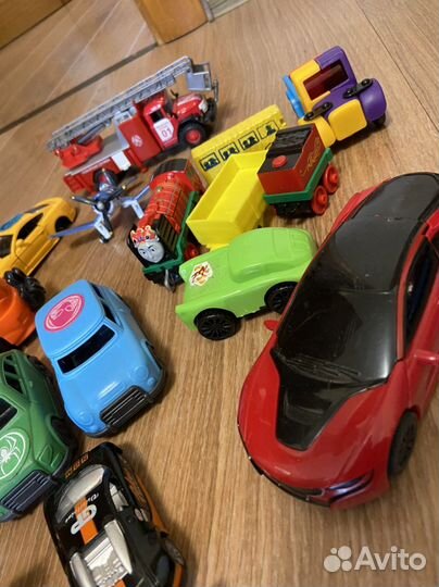 Детские машинки, лего автобус, мусоровоз