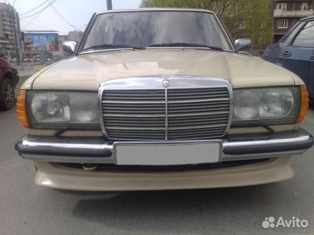 Накладка Zender под бампер на Mercedes W123