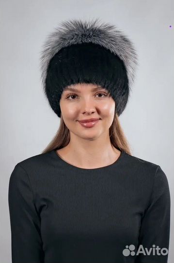 Шапка женская меховая Водопад