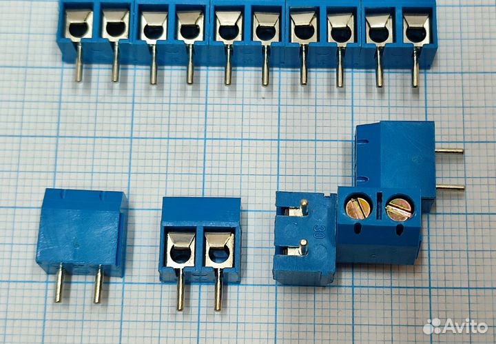 Клеммы XY301-5.0-2Pin 10 штук лот