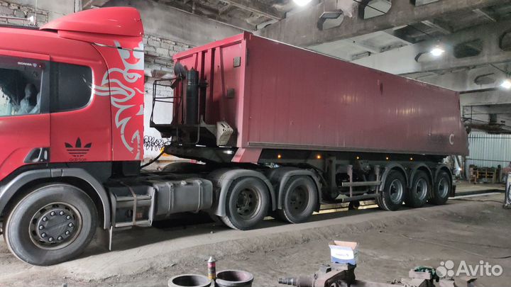 Самосвальный полуприцеп алюминиевый бу