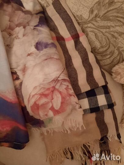 Шарфы платки палантины