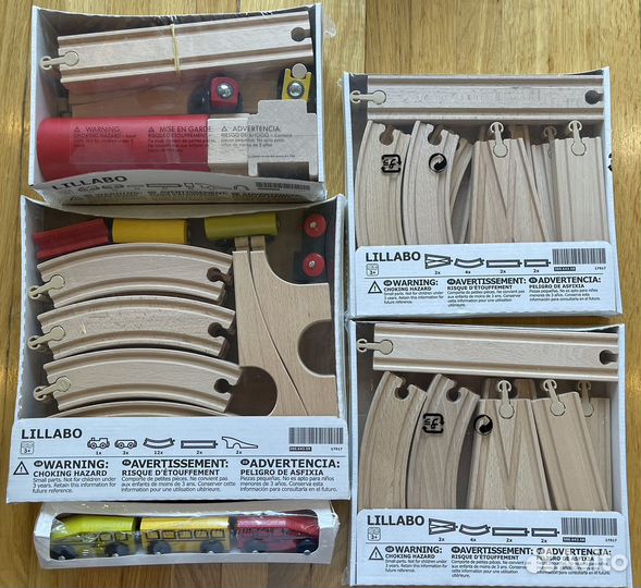 Железная дорога деревянная IKEA