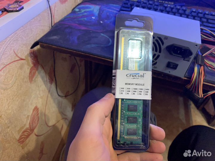 Блок питние+ддр3 2gb